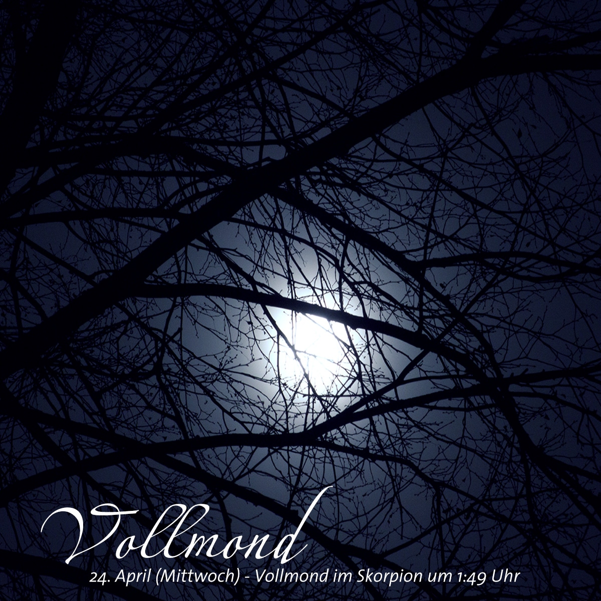 Der Vollmond im April 2024